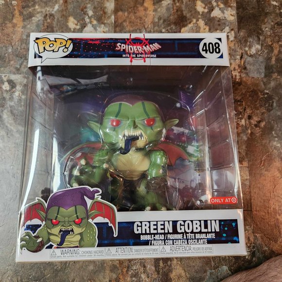 Funko Other - Funko Pop Spiderman Green Goblin 408 (10-inch) Target Exclusive - Damaged Box